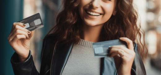 фото девушка с кредитными картами